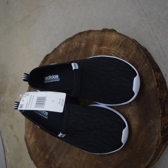 Adidas NEO Lite Racer Slip On Sneaker Black 7 - Picture 5 of 8